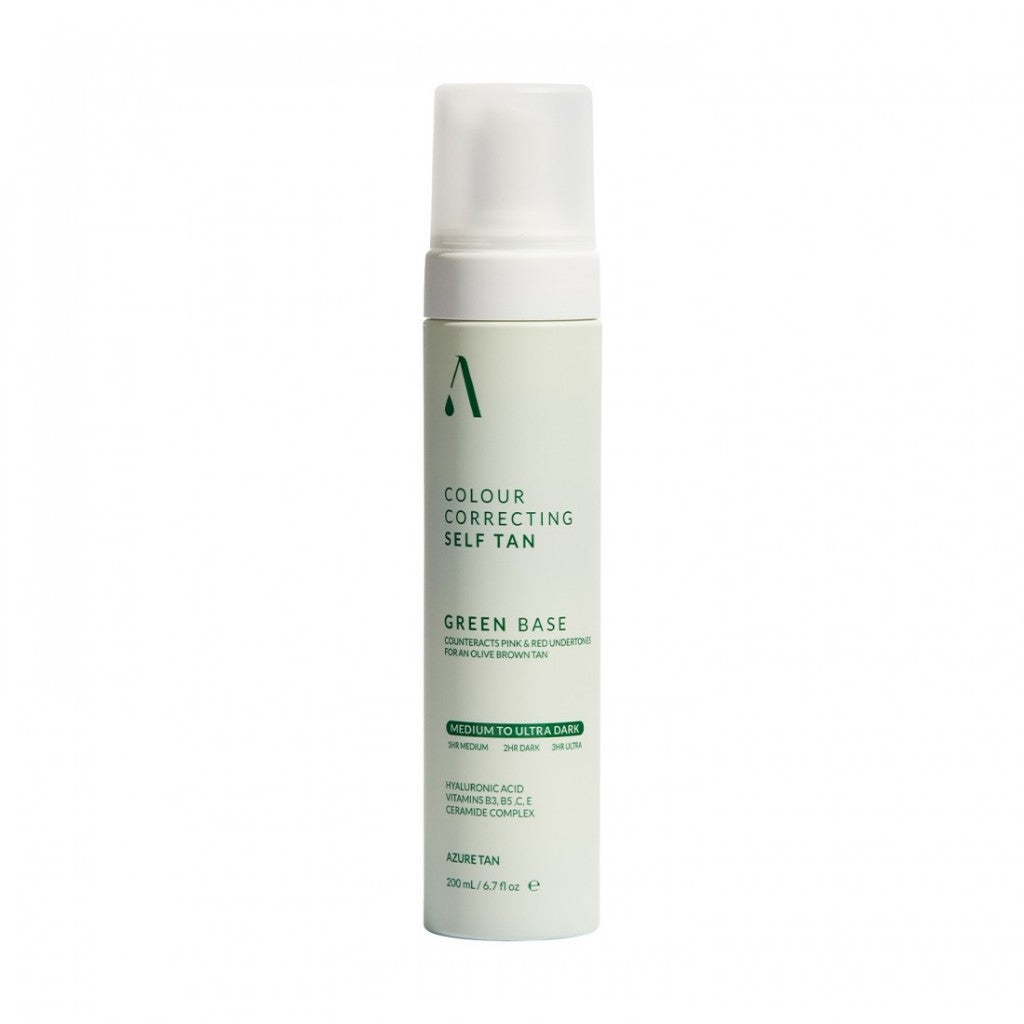 AZURE TAN Self Tan Mousse GREEN BASE Medium/ Ultra Dark